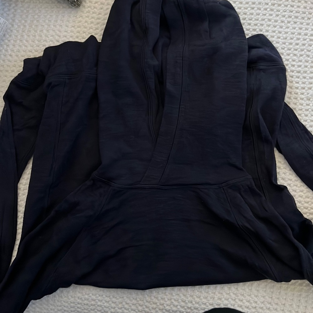Cotton like lululemon navy blue hoodie